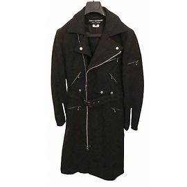 Comme Des Garcons Junya Watanabe Wool Coat Dark Grey Dark grey