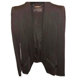 Barbara Bui Black Viscose Blazer Size M Black