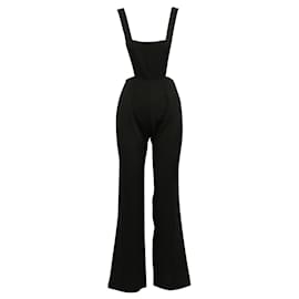 Reformation-Black Wide Leg Jumpsuit-Black