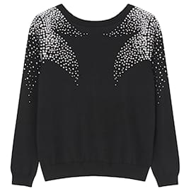 Ba&Sh Flore Pullover schwarz Baumwolle Schwarz