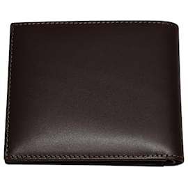 Patek Philippe-Patek Philippe Geneve Bi-fold Wallet in Brown calf leather Leather-Brown