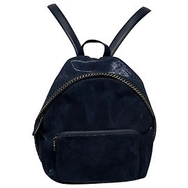 Stella Mc Cartney Stella McCartney Falabella Backpack in Blue Faux Leather Blue