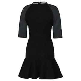 Fendi-Fendi Mini Dress in Black Wool-Black