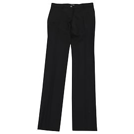 Dolce & Gabbana Formal Pants in Black Rayon Black