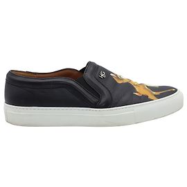 Givenchy Baskets Bambi Skate en Cuir Noir Noir