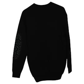 Stella Mc Cartney-Jersey con diseño de leopardo de Stella McCartney en algodón negro-Negro