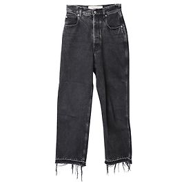 Vaqueros Golden Goose Raw Edge en denim negro Negro