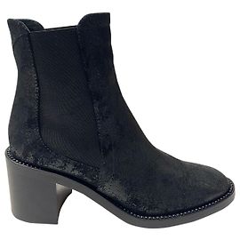 Jimmy Choo Merrill 65 Bottines en Daim Noir Noir