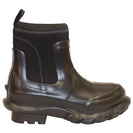 Stella Mc Cartney Stella McCartney x Hunter Rain Boot in Black Rubber Black