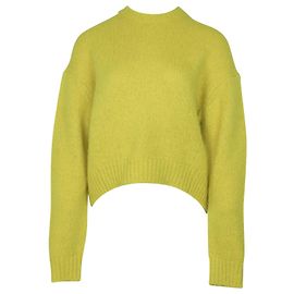 Autre Marque Acne Studios Pull Oversize en Alpaga Shira Jaune Jaune