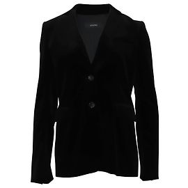 Giacca Joseph in velluto nero Nero