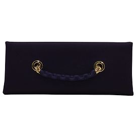Bolsa Clutch Tom Ford com alça de ombro em cetim roxo Roxo
