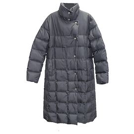 Bogner Quilted Long Jacket in Black Nylon Black