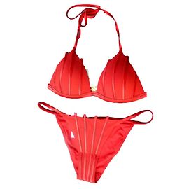 Costume due pezzi rosso La Perla - 40 B Rosso