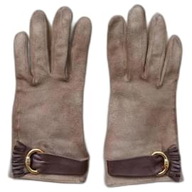 Hermès-Gloves-Brown