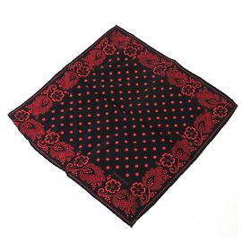 Lenço Versace Preto Vermelho