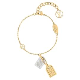 Louis Vuitton-Bracelet LV avec étiquettes-Doré