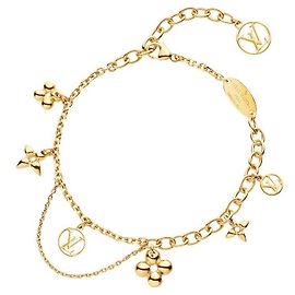 Louis Vuitton Bracelet fleuri LV Doré