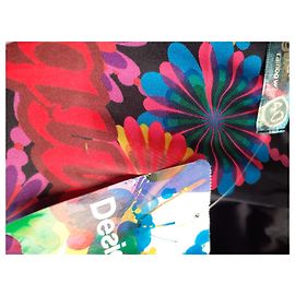 Chaqueta Desigual Multimaterial Algodón Lana Multicolor