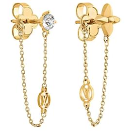 Louis Vuitton-LV earrings-Golden