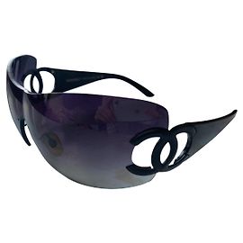 Chanel Y2K sunglasses Metallic Dark purple
