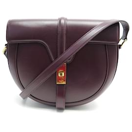 Céline-BORSA A MANO CELINE BESACE 16 189193 BORSA A MANO MM BANDOULIERE IN PELLE BORDEAUX-Bordò