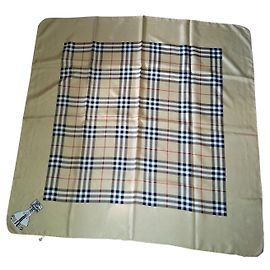 Burberry Sciarpe di seta Beige