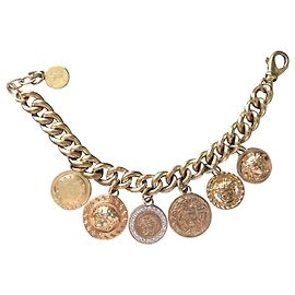 Bracelet Versace Medusa en métal doré Doré