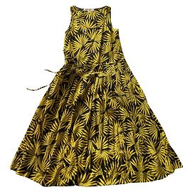 Robe de plage Diane Von Furstenberg Noir Jaune