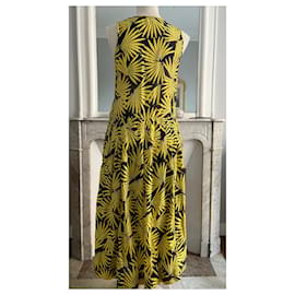 Diane Von Furstenberg-Diane Von Furstenberg beach dress-Black,Yellow
