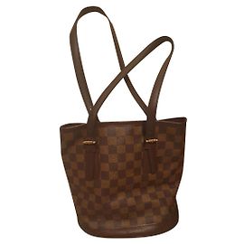 Bolsa balde Louis Vuitton Marais Daniel marrom Marrom
