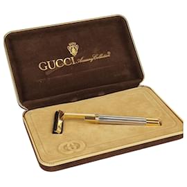 Maquinilla de afeitar de acero vintage Gucci Plata
