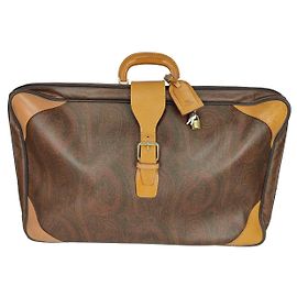 Valise artisanale vintage Etro Marron