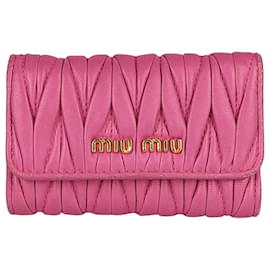 chaveiro miu miu acolchoado Rosa