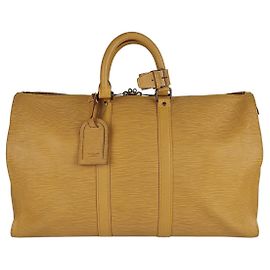 Louis Vuitton Keepall Reisetasche 45 épi Beige