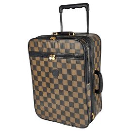 Maleta Trolley estampada Fendi Pacan Castaño Negro