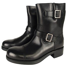 Botas Prada Rodeo de cuero Negro
