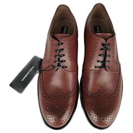 Dolce & Gabbana Brogue shoe Brown Dark red