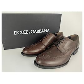 Dolce & Gabbana-Dolce & Gabbana Derby Brogue shoes-Brown