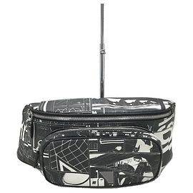PRADA Vittello Comic / Riñonera / Estampado cómic / PVC / BLK / Estampado total Negro
