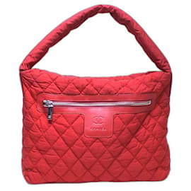 Chanel-[Used] CHANEL Chanel Coco Cocoon Small Tote Bag Red-Red