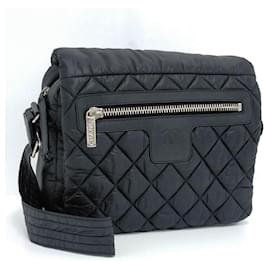 Chanel-[Used] CHANEL Coco Cocoon Small Messenger Bag Nylon Black-Black