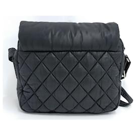 Chanel-[Used] CHANEL Coco Cocoon Small Messenger Bag Nylon Black-Black