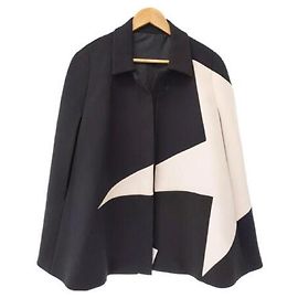 [Gebraucht] MSGM 19 Jahre / Mantel im Poncho-Stil / Cape-Mantel / Poncho / 38 / polyester / schwarz / 1941MDC03 Schwarz