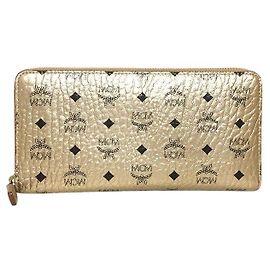 MCM Wallet Golden