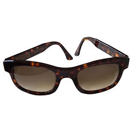 Emmanuelle Khanh vintage tortoiseshell Golden Dark brown