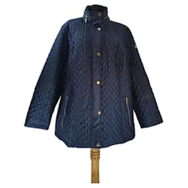 Michael Kors Blue Polyester Jacket XL Blue