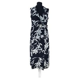 Joseph Ribkoff Dress Black White Polyester Black White
