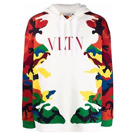 Valentino - Sudadera con capucha de camuflaje7 estampado de camuflaje Multicolor