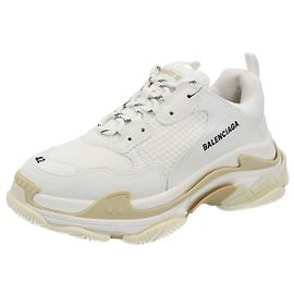 Balenciaga Men Triple S Sneaker In Black Black